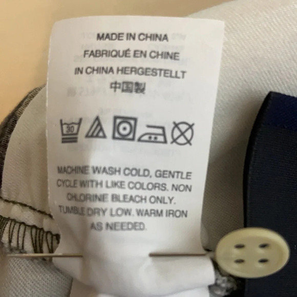 J. Crew Camo Toothpick Cargo Pants Ankle Length - Size 29 - Picture 7 of 7